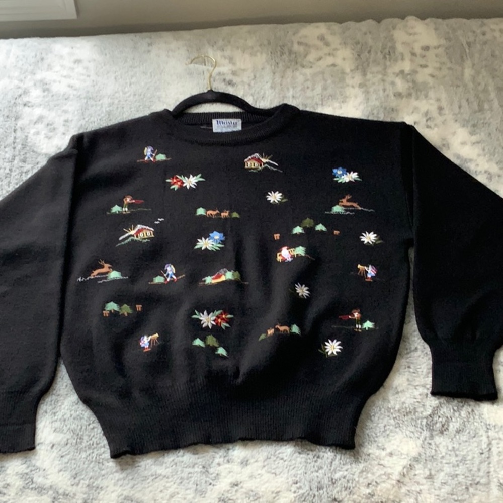 Vintage Meister Wool Blend Sweater size Small/Medium‎